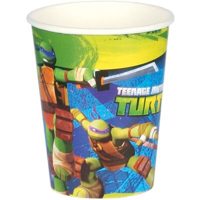 OEM Tazze Delle Tartarughe Ninja, Confezione Da 8 Pezzi. OEM Tazze Delle Tartarughe Ninja, Confezione Da 8 Pezzi.