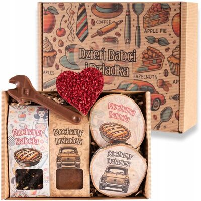 OEM Regalo Per La Festa Dei Nonni - Set Con Sottobicchieri Stampati, Caffè, Tè OEM Regalo Per La Festa Dei Nonni - Set Con Sottobicchieri Stampati, Caffè, Tè