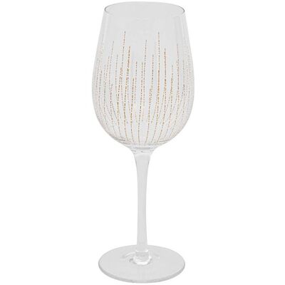 ATMOSPHERA Bicchiere Da Vino X4 Lunis Gold 38cl - Créateur D'Intérieur ATMOSPHERA Bicchiere Da Vino X4 Lunis Gold 38cl - Créateur D'Intérieur
