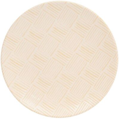 ATMOSPHERA Piatto Da Dessert Laetitia D20cm Crema - Créateur D'Intérieur ATMOSPHERA Piatto Da Dessert Laetitia D20cm Crema - Créateur D'Intérieur