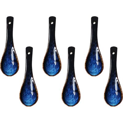 OEM Set Di 6 Cucchiai Da Minestra In Porcellana, Ideali Per Cereali, Ramen, Pho, Facili Da Impugnare (porcellana, Aurora) OEM Set Di 6 Cucchiai Da Minestra In Porcellana, Ideali Per Cereali, Ramen, Pho, Facili Da Impugnare (porcellana, Aurora)