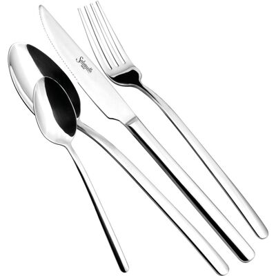 SALVINELLI Ginevra Set 12 Forchetta Tavola In Acciaio Inox 18/cr SALVINELLI Ginevra Set 12 Forchetta Tavola In Acciaio Inox 18/cr