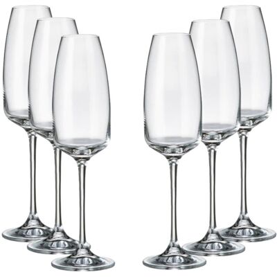 FADE Set 6 Calici Flûte Anser Cl 29 FADE Set 6 Calici Flûte Anser Cl 29