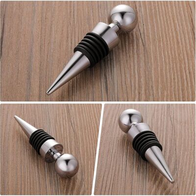 OEM Set Di 4 Tappi Riutilizzabili Per Bottiglie Di Vino, Champagne, Prosecco, Birra E Liquori. OEM Set Di 4 Tappi Riutilizzabili Per Bottiglie Di Vino, Champagne, Prosecco, Birra E Liquori.