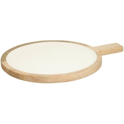 ATMOSPHERA Piatto Di Carta Inaya Bianco Caldo E Mango - Créateur D'Intérieur ATMOSPHERA Piatto Di Carta Inaya Bianco Caldo E Mango - Créateur D'Intérieur