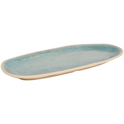 ATMOSPHERA Pia Piatto Ovale 15,6x31cm Blu - Créateur D'Intérieur ATMOSPHERA Pia Piatto Ovale 15,6x31cm Blu - Créateur D'Intérieur
