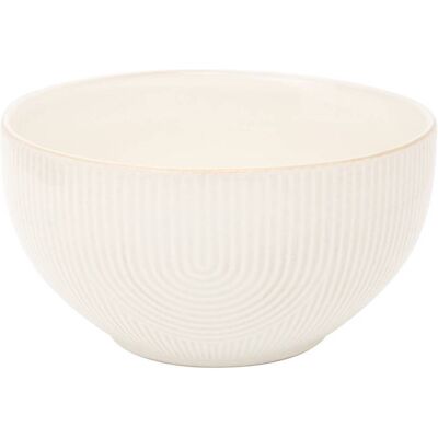 ATMOSPHERA Lya Bowl Bianco 60cl - Créateur D'Intérieur ATMOSPHERA Lya Bowl Bianco 60cl - Créateur D'Intérieur