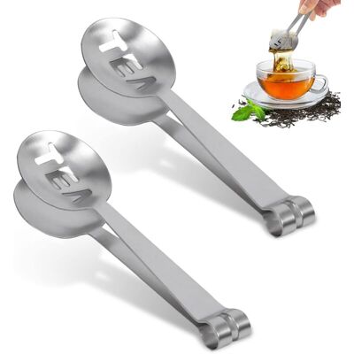 OEM Set Di Due Pinze Per Il Ghiaccio Multifunzionali E Porta Bustine Di Tè Per Dolci E Accessori Per Matrimoni, Buffet E Ricevimenti - Crezuo OEM Set Di Due Pinze Per Il Ghiaccio Multifunzionali E Porta Bustine Di Tè Per Dolci E Accessori Per Matrimoni, Buffet E Ricevimenti - Crezuo