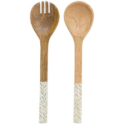 ATMOSPHERA Server Per Insalata Di Mango E Verde Oliva Inaya - Créateur D'Intérieur ATMOSPHERA Server Per Insalata Di Mango E Verde Oliva Inaya - Créateur D'Intérieur