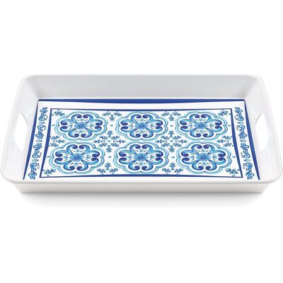 Guzzini Vassoio Rettangolare Decoro Blues Con Manici Melamina Table Decor Guzzini Vassoio Rettangolare Decoro Blues Con Manici Melamina Table Decor