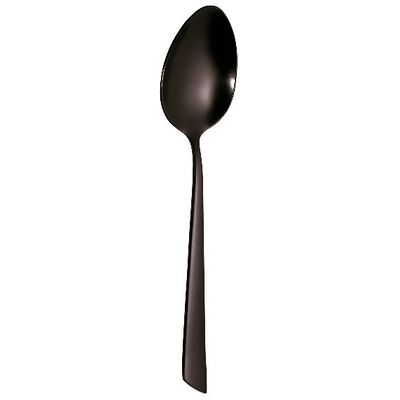 Cucchiaio da Tavola Nero Delta in Acciaio Inox di Jean Dubost - Confezione da 6 Cucchiaio da Tavola Nero Delta in Acciaio Inox di Jean Dubost - Confezione da 6