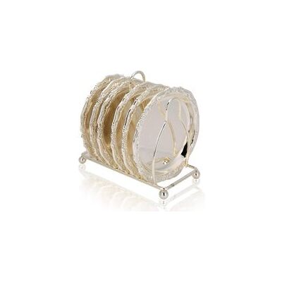 OEM Sottobicchiere Rotondo Vintage Con Supporto - Matrimonio, Cena, Ristorante, Hotel (argento, 10 Cm Di Diametro) - Crezuo OEM Sottobicchiere Rotondo Vintage Con Supporto - Matrimonio, Cena, Ristorante, Hotel (argento, 10 Cm Di Diametro) - Crezuo