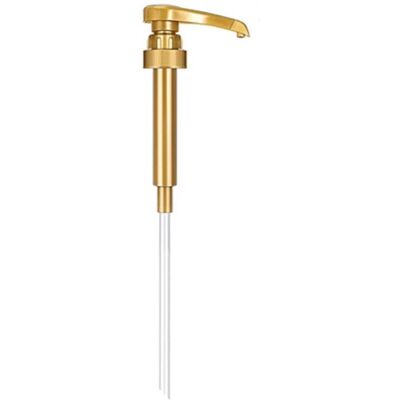 OEM Pompa Dosatrice Per Sciroppi Placcata In Oro Per Caffè, 7,5 X 3 X 31 Cm, 1 Pompa Erogatrice Per Aromatizzare Caffè, Sciroppi, Tè, Coni Gelato, Frullati OEM Pompa Dosatrice Per Sciroppi Placcata In Oro Per Caffè, 7,5 X 3 X 31 Cm, 1 Pompa Erogatrice Per Aromatizzare Caffè, Sciroppi, Tè, Coni Gelato, Frullati