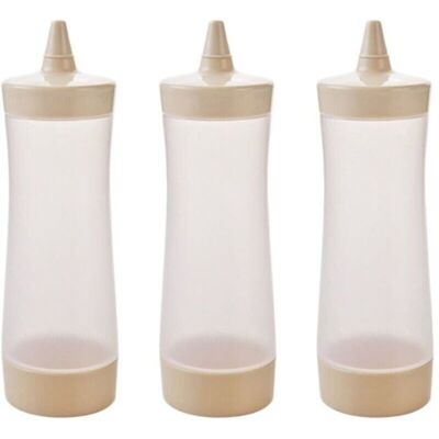 SANS MARQUE Set Di 3 Bottiglie Di Plastica Comprimibili Per Spezie, Dispenser Di Salse, Accessori Per Barbecue Per Ketchup, Senape, SANS MARQUE Set Di 3 Bottiglie Di Plastica Comprimibili Per Spezie, Dispenser Di Salse, Accessori Per Barbecue Per Ketchup, Senape,