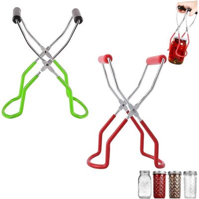 NO BRAND Pinze Per Barattoli - Set Da 2 - Pinze Antiscivolo Per Barattoli - Pinze Per Sollevare Barattoli - Pinze In Acciaio Inossidabile Per Tutte Le Dimensioni Di Barattoli - Strumento Per Sollevare Barattol NO BRAND Pinze Per Barattoli - Set Da 2 - Pinze Antiscivolo Per Barattoli - Pinze Per Sollevare Barattoli - Pinze In Acciaio Inossidabile Per Tutte Le Dimensioni Di Barattoli - Strumento Per Sollevare Barattol