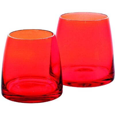 FADE Set 6 Bicchieri Vino Vetro Arancio Cevic 23 Cl FADE Set 6 Bicchieri Vino Vetro Arancio Cevic 23 Cl