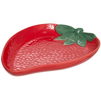 ATMOSPHERA Piatto Fruttato Alla Fragola 21x16cm Rosso - Créateur D'Intérieur ATMOSPHERA Piatto Fruttato Alla Fragola 21x16cm Rosso - Créateur D'Intérieur