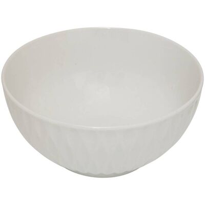 ATMOSPHERA Ciotola Bianca A Coste 65cl - Créateur D'Intérieur ATMOSPHERA Ciotola Bianca A Coste 65cl - Créateur D'Intérieur