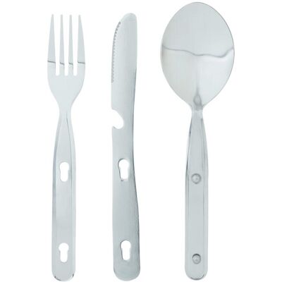 Ferrino 78033v Posate, Alluminio, 15 Cm - Ferrino 78033v Posate, Alluminio, 15 Cm -