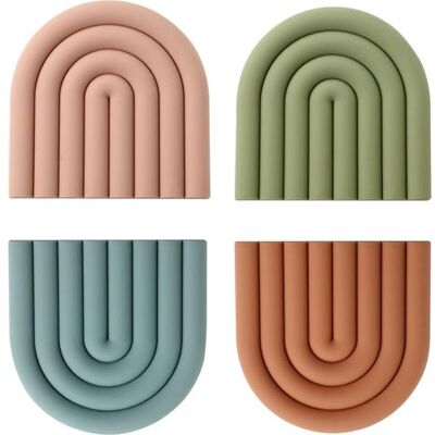 OEM Sottopentola In Silicone, Guanti Da Forno In Silicone, Sottopentola, Protezioni Colorate Per Pentole, Resistenti Al Calore, Antiscivolo, Sottobicchieri Per Bicchieri E Ciotole, E Decorativi, 4 Pezzi OEM Sottopentola In Silicone, Guanti Da Forno In Silicone, Sottopentola, Protezioni Colorate Per Pentole, Resistenti Al Calore, Antiscivolo, Sottobicchieri Per Bicchieri E Ciotole, E Decorativi, 4 Pezzi