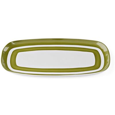 Guzzini Vassoio L Riviera Melamina 43 X 23,5 Cm Bianco Verde Guzzini Vassoio L Riviera Melamina 43 X 23,5 Cm Bianco Verde