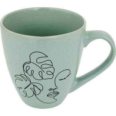 ATMOSPHERA Tazza Face L14,7xl10,8xh11,8cm - Créateur D'Intérieur ATMOSPHERA Tazza Face L14,7xl10,8xh11,8cm - Créateur D'Intérieur