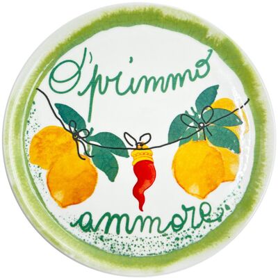 ALTRO Piatto Pizza O' Primmo Aumm' D31cm Rose & Tulipani ALTRO Piatto Pizza O' Primmo Aumm' D31cm Rose & Tulipani