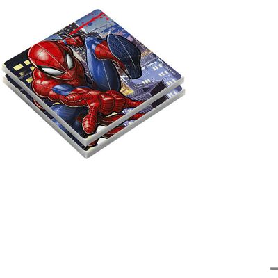 Egan Marvel Spider Man Set 2 Sottobicchieri Ceramica Base Sughero Egan Marvel Spider Man Set 2 Sottobicchieri Ceramica Base Sughero