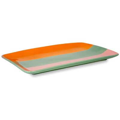 ALTRO Piatto Rettangolare Sintra 30x20.5 Cm Linee Colorate Wd Lifestyle ALTRO Piatto Rettangolare Sintra 30x20.5 Cm Linee Colorate Wd Lifestyle