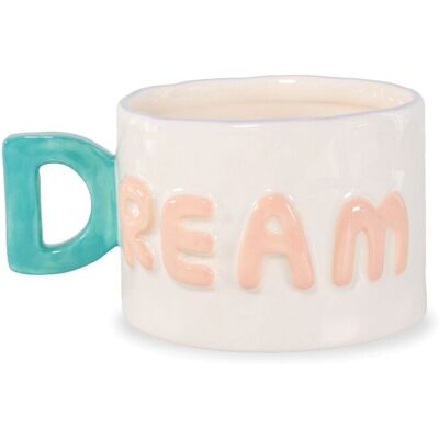 Western Digital Tazza Colazione In Stoneware 440 Ml Decoro Dream Verde Rosa Western Digital Tazza Colazione In Stoneware 440 Ml Decoro Dream Verde Rosa