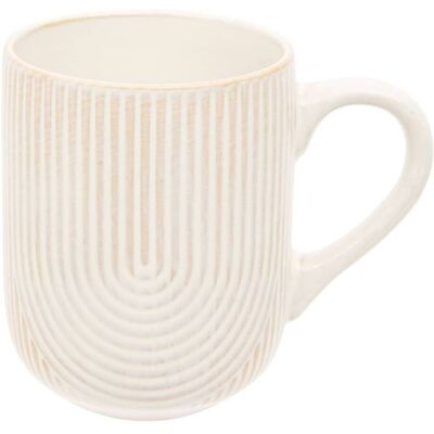 ATMOSPHERA Tazza Lya 320 Ml Bianca - Créateur D'Intérieur ATMOSPHERA Tazza Lya 320 Ml Bianca - Créateur D'Intérieur