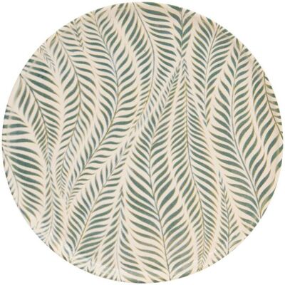 ATMOSPHERA Piatto Da Portata Gina D28cm Verde - Créateur D'Intérieur ATMOSPHERA Piatto Da Portata Gina D28cm Verde - Créateur D'Intérieur