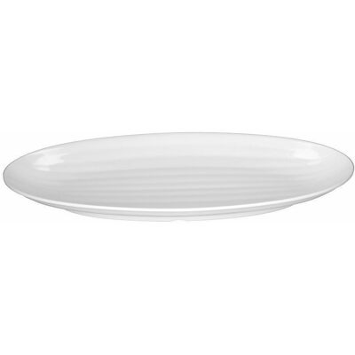 TOGNANA Vassoio Ovale Cm 45x21 Show Plate Bianco Professionale In Melamina Resistente Da -20° + 70° TOGNANA Vassoio Ovale Cm 45x21 Show Plate Bianco Professionale In Melamina Resistente Da -20° + 70°
