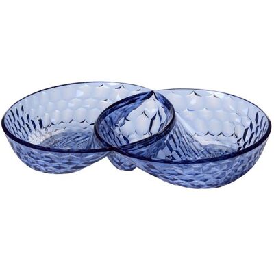 Guzzini Antipastiera Vanity 29,5 X 18,5 Cm Cristallo Acrilico Blu Guzzini Antipastiera Vanity 29,5 X 18,5 Cm Cristallo Acrilico Blu