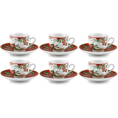 FADE Set Caffè Scottish Porcellana Fine 100 Ml FADE Set Caffè Scottish Porcellana Fine 100 Ml