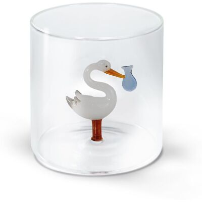 Western Digital Bicchiere Vetro Borosilicato Cc 250 Ml Decoro Cicogna Fagotto Blu Western Digital Bicchiere Vetro Borosilicato Cc 250 Ml Decoro Cicogna Fagotto Blu