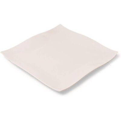 FADE Piatto Portata Porcellana Bianca Helton Cm 31x31 FADE Piatto Portata Porcellana Bianca Helton Cm 31x31