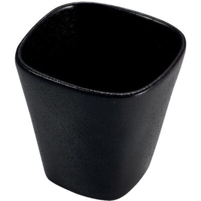 LE COQ PORCELAINE Le Coq Rupis Coppetta Conica Set 6 Stoneware Nera 6x6 H 6,5 LE COQ PORCELAINE Le Coq Rupis Coppetta Conica Set 6 Stoneware Nera 6x6 H 6,5