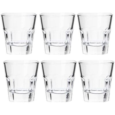 BORGONOVO Bicchieri Liquore London Cl 4,2 Set 6 Pz BORGONOVO Bicchieri Liquore London Cl 4,2 Set 6 Pz