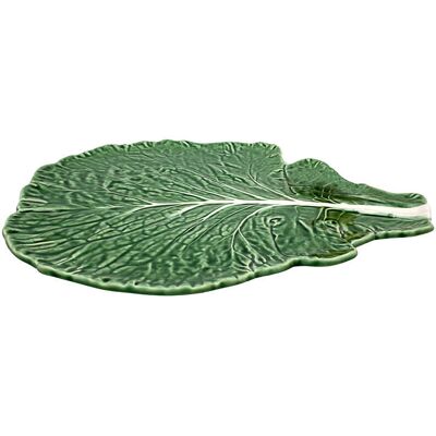 ALTRO Piatto Decorativo Foglia Di Cavolo Cheese Leaf 395x355x10mm Verde Bordallo Pinheiro ALTRO Piatto Decorativo Foglia Di Cavolo Cheese Leaf 395x355x10mm Verde Bordallo Pinheiro
