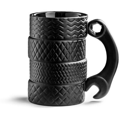 OEM Tazza A Forma Di Pneumatico Con Chiave Inglese, Regalo Per La Festa Del Papà Per Meccanico, Autista, Marito, Papà OEM Tazza A Forma Di Pneumatico Con Chiave Inglese, Regalo Per La Festa Del Papà Per Meccanico, Autista, Marito, Papà
