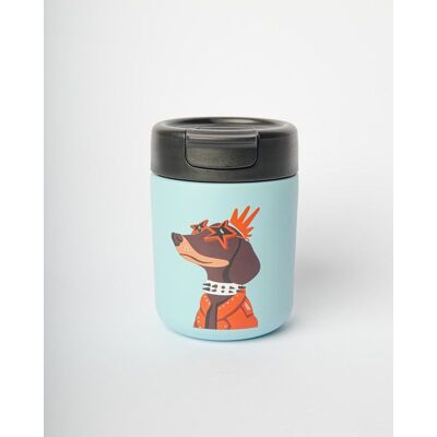 ALTRO Tazza Termica 3d Gazzazzolo 350 Ml Azzurro Con Stampa Cane Quy Cup ALTRO Tazza Termica 3d Gazzazzolo 350 Ml Azzurro Con Stampa Cane Quy Cup