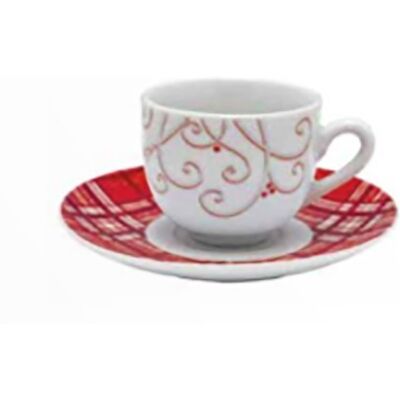 FADE Set Caffè Abigail Porcellana Fine Qualità Extra 6 Persone FADE Set Caffè Abigail Porcellana Fine Qualità Extra 6 Persone