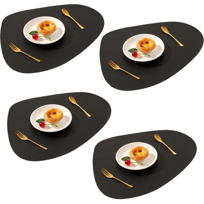 OEM Set Di 4 Tovagliette In Pelle Lavabili E Facili Da Pulire. Ideali Per La Cucina, Il Patio, Sia All'interno Che All'esterno. OEM Set Di 4 Tovagliette In Pelle Lavabili E Facili Da Pulire. Ideali Per La Cucina, Il Patio, Sia All'interno Che All'esterno.