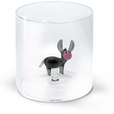 Western Digital Bicchiere Vetro Borosilicato Cc 250 Ml Decoro Asino Western Digital Bicchiere Vetro Borosilicato Cc 250 Ml Decoro Asino