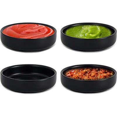 OEM Set Di 4 Ciotoline Rotonde Per Salse, 8,7x2,5 Cm, Mini Ciotoline Per Salsa Di Soia, Ciotoline Per Intingoli, Ideali Per Snack, Sushi, Ketchup E Frutta (nero) OEM Set Di 4 Ciotoline Rotonde Per Salse, 8,7x2,5 Cm, Mini Ciotoline Per Salsa Di Soia, Ciotoline Per Intingoli, Ideali Per Snack, Sushi, Ketchup E Frutta (nero)
