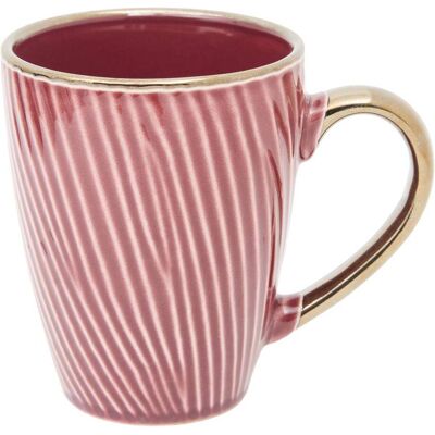 ATMOSPHERA Tazza A Righe Ella 35 Cl, Color Granato - Créateur D'Intérieur ATMOSPHERA Tazza A Righe Ella 35 Cl, Color Granato - Créateur D'Intérieur
