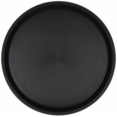 TOGNANA Rubber, Vassoio Rotondo Cm 30 Da Servizio, Antiscivolo Nero TOGNANA Rubber, Vassoio Rotondo Cm 30 Da Servizio, Antiscivolo Nero