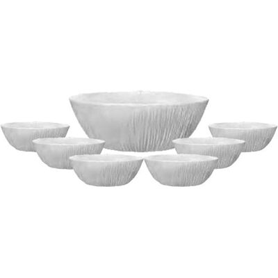 LGVSHOPPING Set 7 Pz Macedonia Insalatiera E Ciotoline A Servire Zuppe Antipasti Bormioli Coconut LGVSHOPPING Set 7 Pz Macedonia Insalatiera E Ciotoline A Servire Zuppe Antipasti Bormioli Coconut