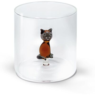 Western Digital Bicchiere Vetro Borosilicato Cc 250 Ml Decoro Gatto Siamese Western Digital Bicchiere Vetro Borosilicato Cc 250 Ml Decoro Gatto Siamese